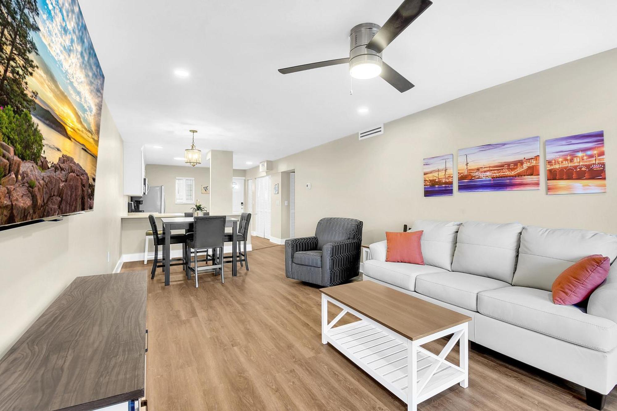 Oceanfront Oasis Apartment Сент Августин Екстериор снимка